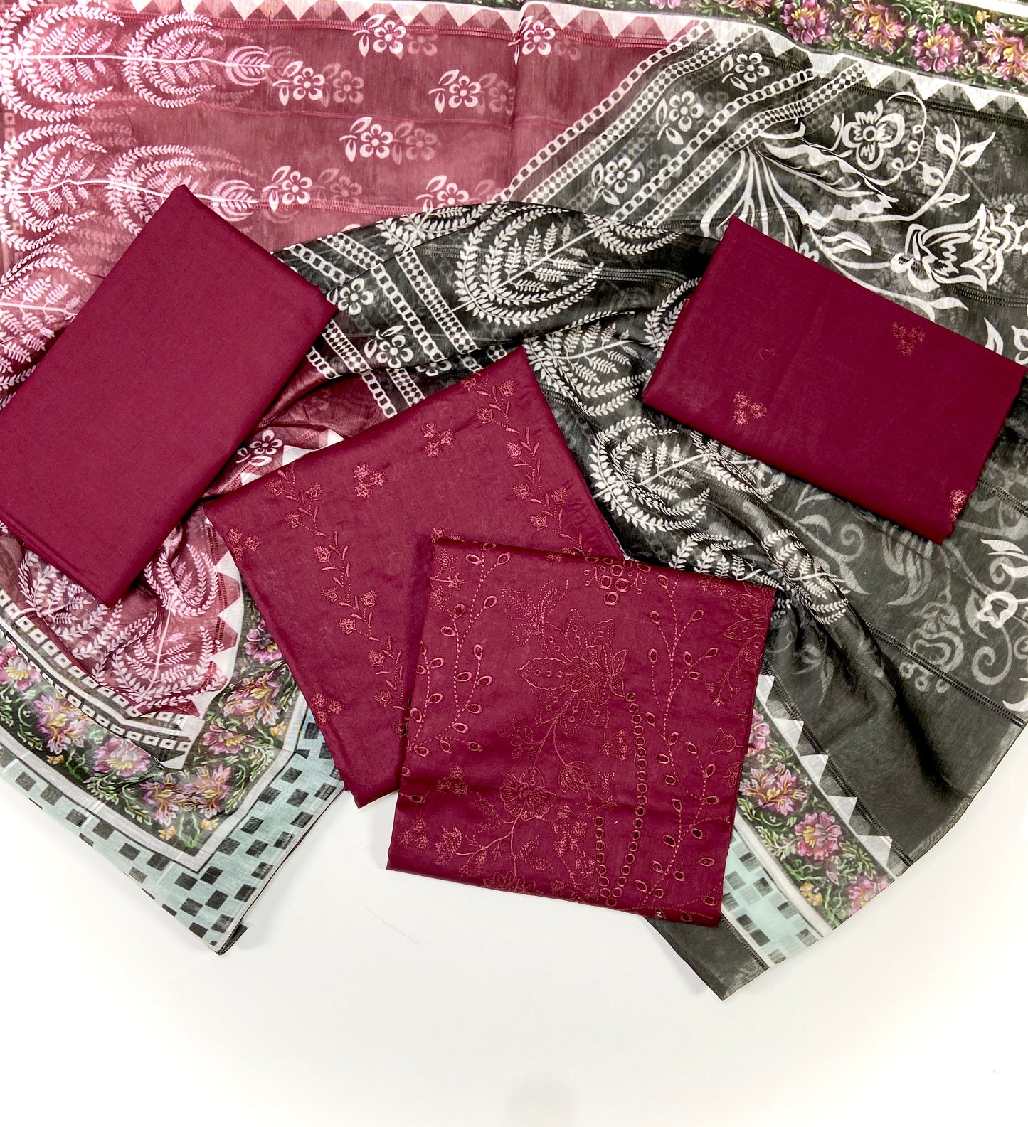 Chikenkari Anaya Noor Lawn 3-PC