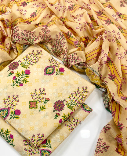 Bin Saeed Digital Printed Lawn 3PC