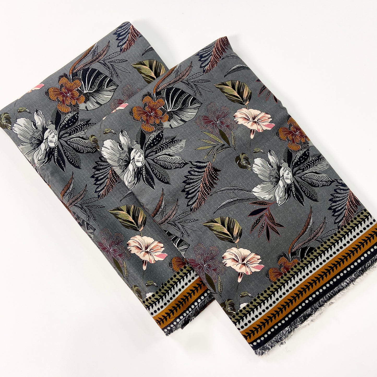 Anaya Noor Printed Bana Dora Slub Linen 2PC