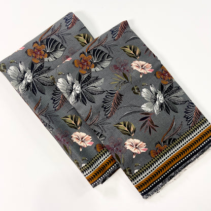 Anaya Noor Printed Bana Dora Slub Linen 2PC