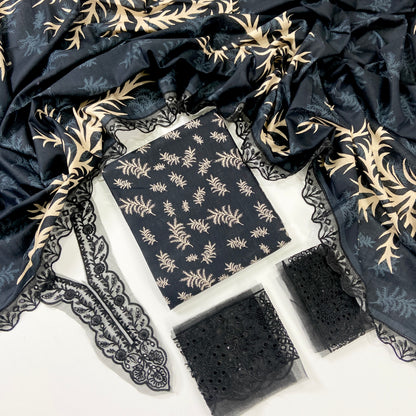 Baroque Hit Code Khaddar-3PC