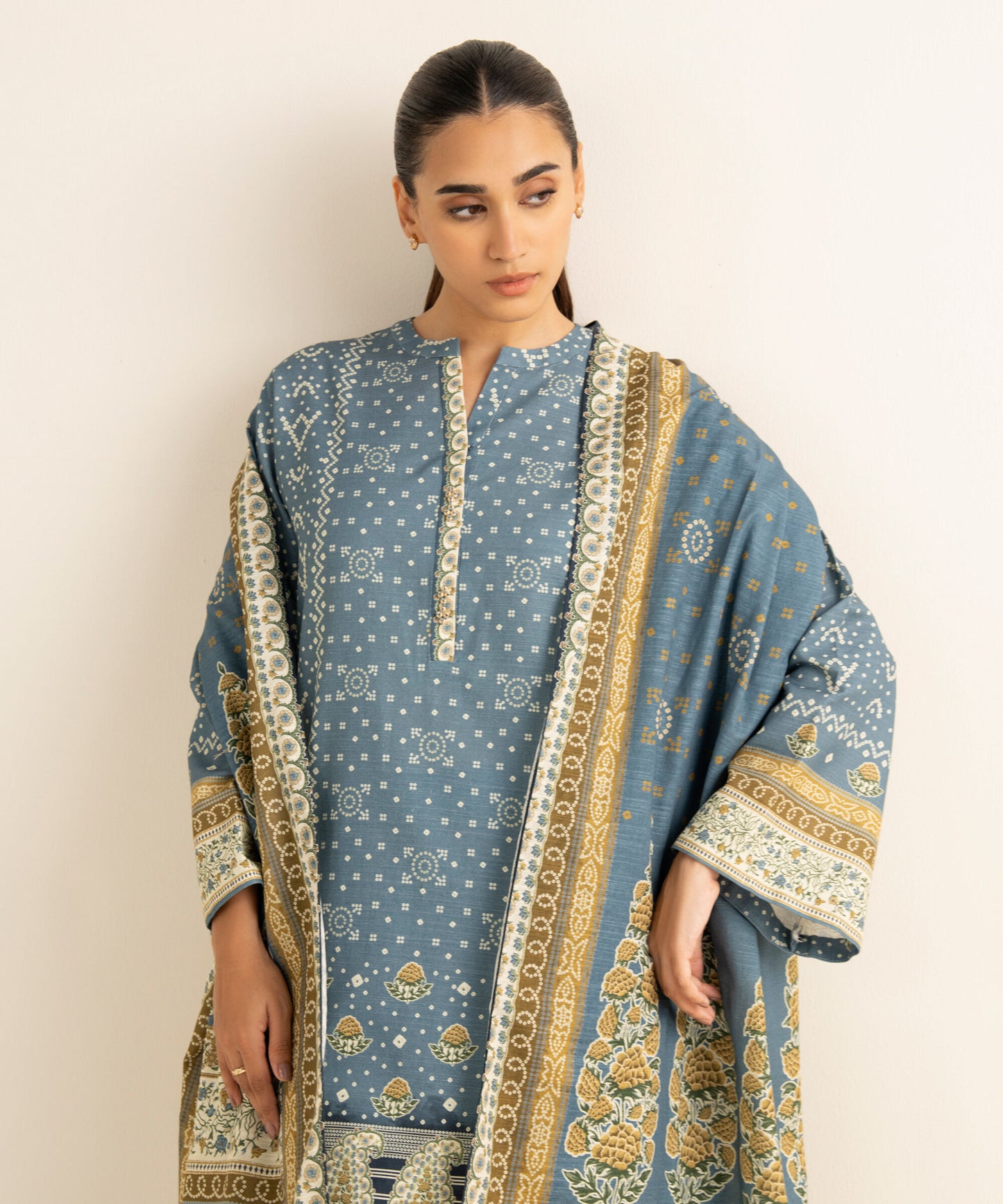 Sapphire Daily Printed Lawn 3PC