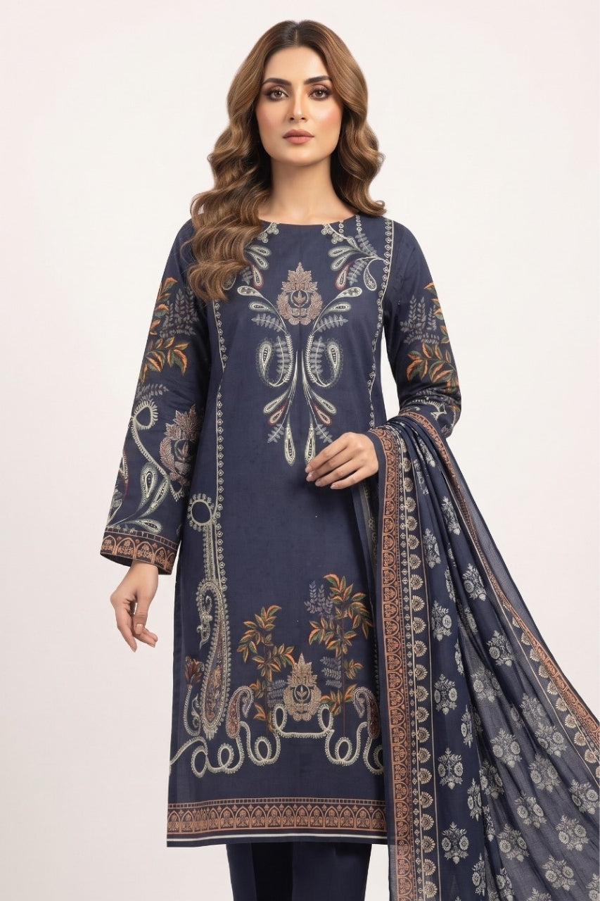 Anaya Noor Digital Printed Cotry Khaddar 3PC