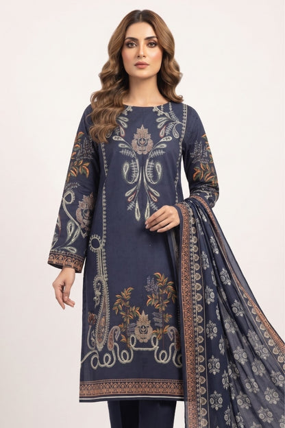 Anaya Noor Digital Printed Cotry Khaddar 3PC