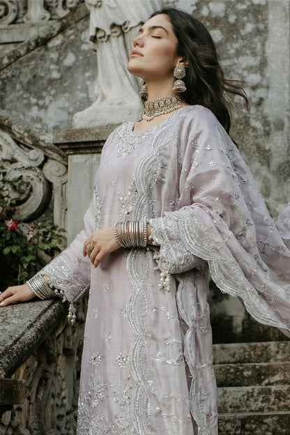 Kashvi | Zaib-o-Zeenat | Emb Shisha Silk-3PC