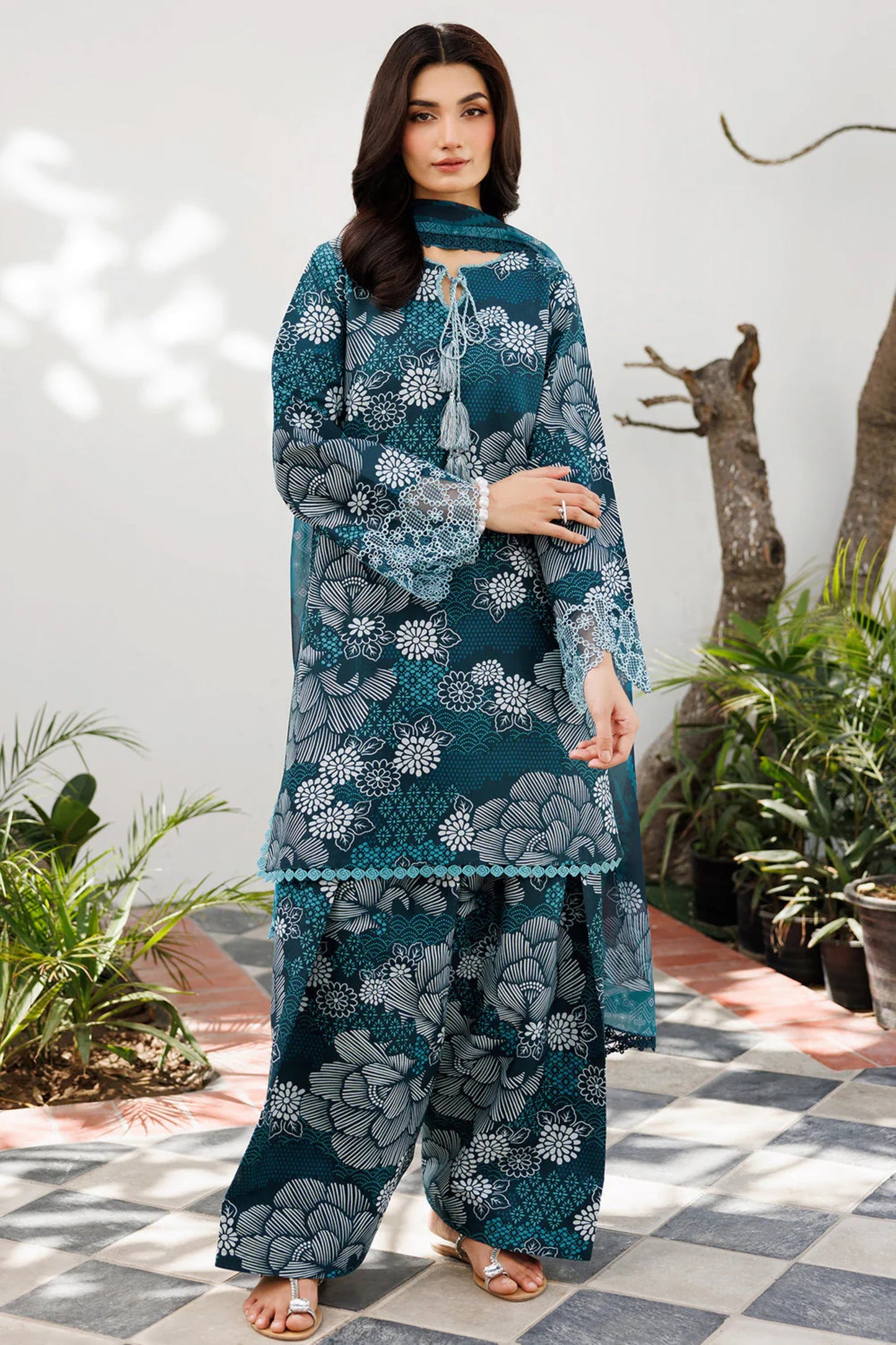 Baroque Bana Dora Printed Linen 3PC