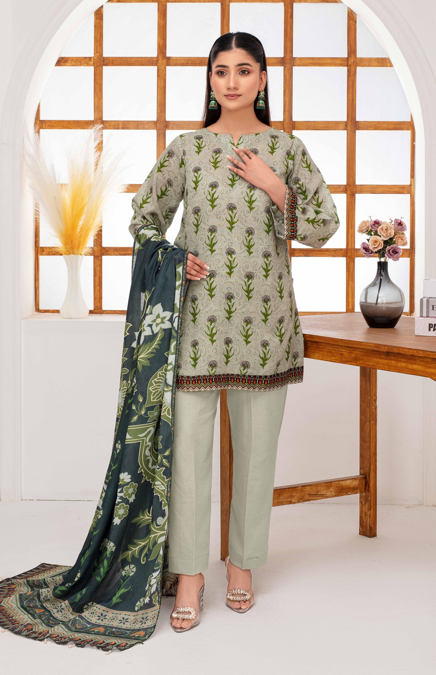 Mehar By Fiza Noor Printed Khaddar 3PC