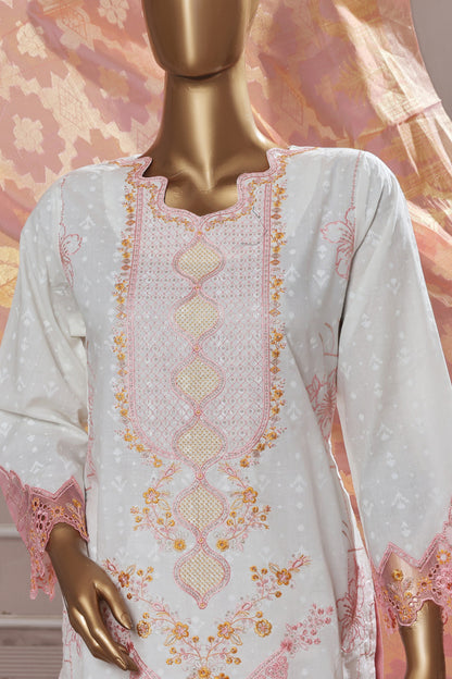 Fashion By Aifa Emb Lawn With Patches  3PC