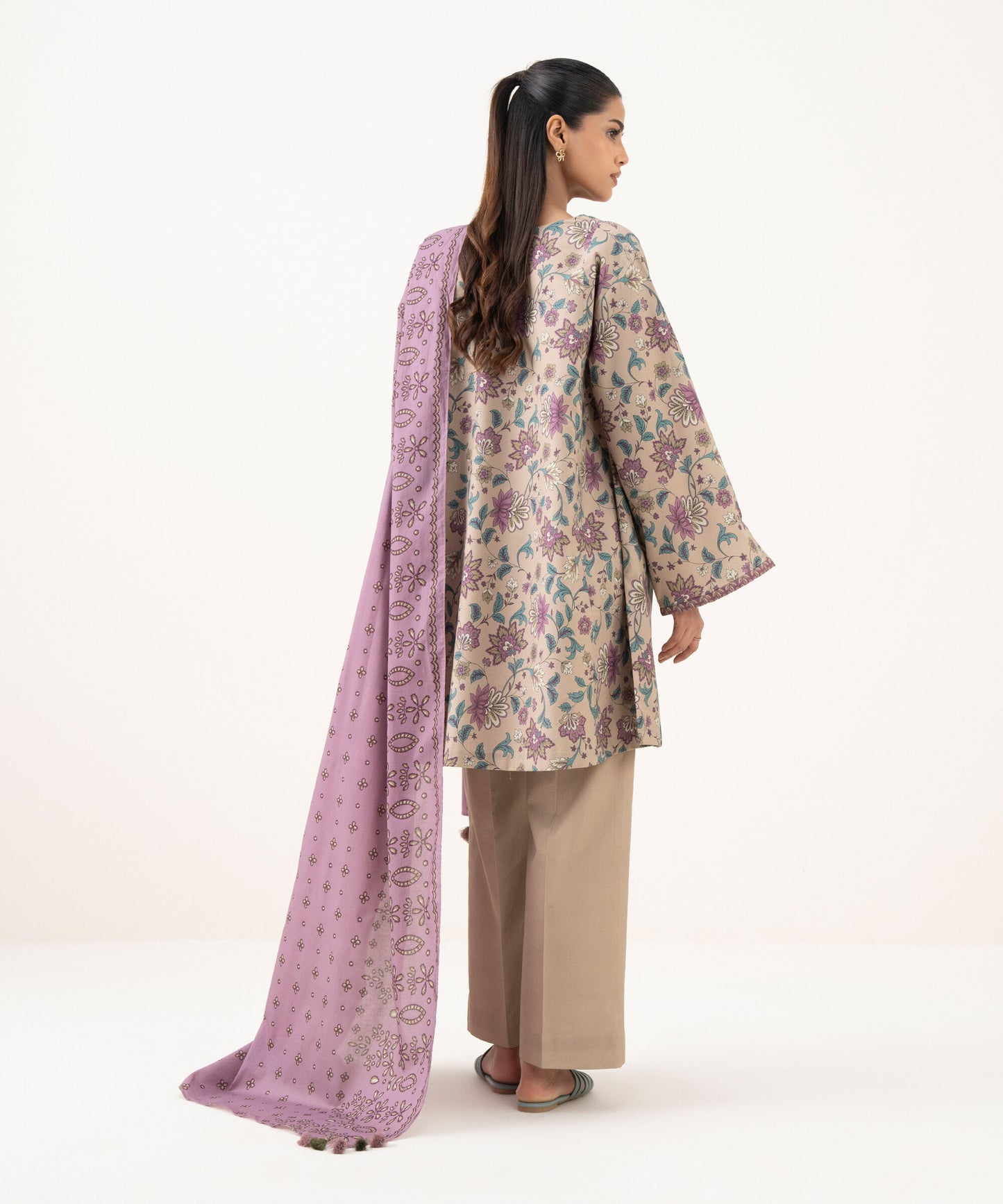 Sapphire Daily Digital Printed Lawn 3PC