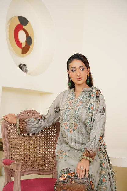 Riwayat-e-Sardi By Anaya Noor Emb Linen 3PC