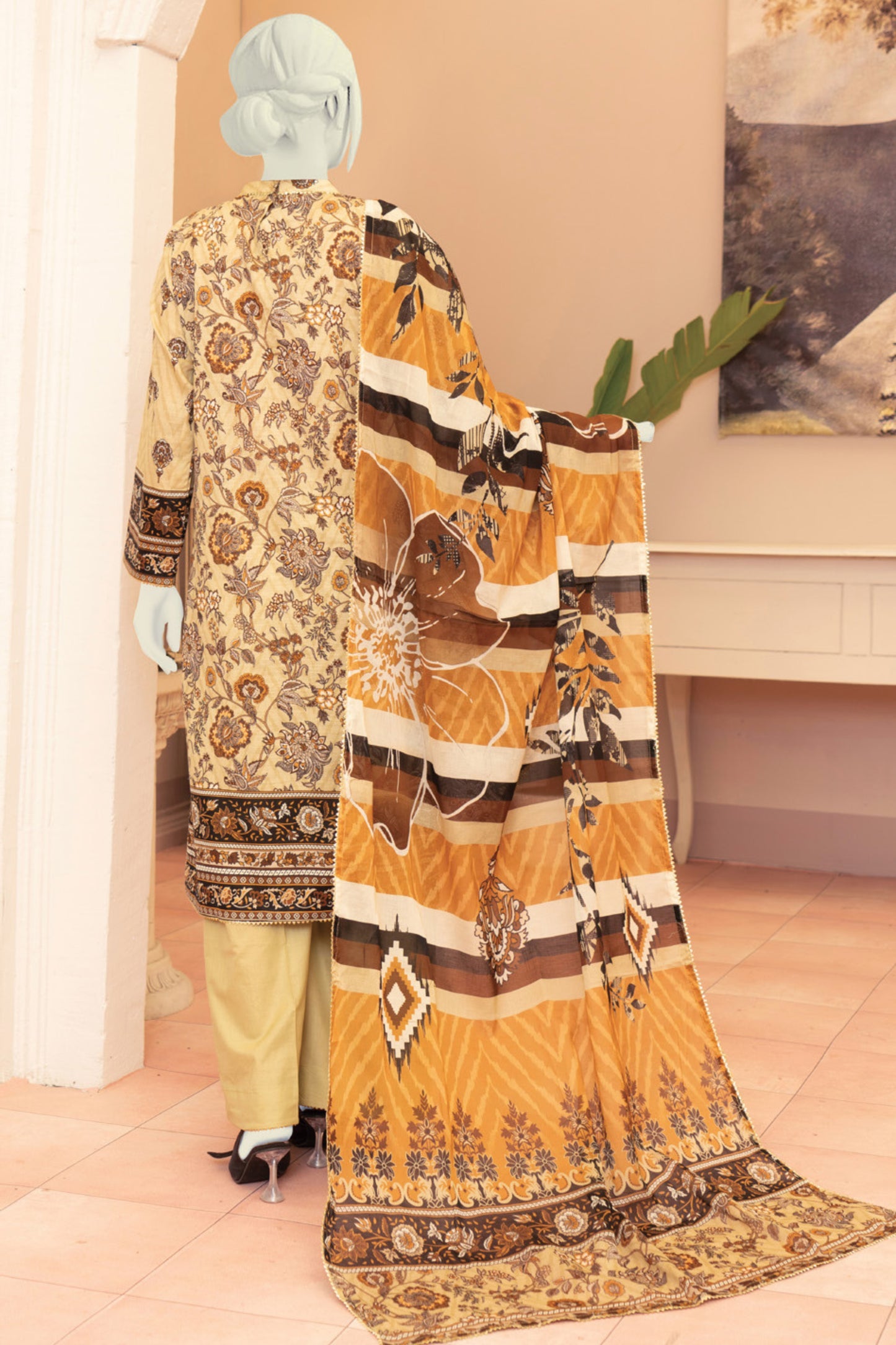 Minsa By Murashe Printed Lawn 3-PC