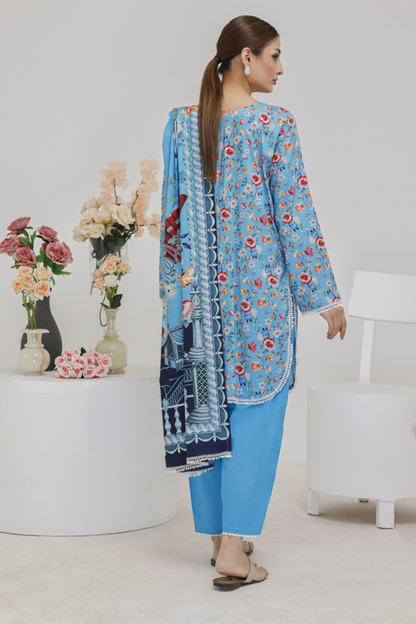 Salina Digital Printed Linen 3PC