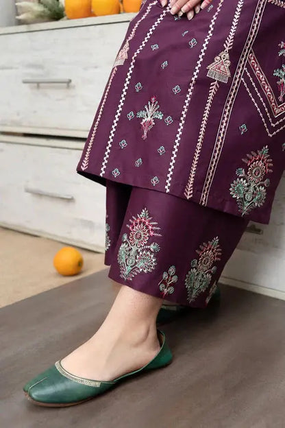 Zara Shahjahan Print Emb Lawn 3-PC