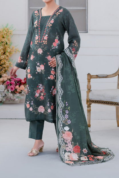 Mawra Essential Printed Khaddar 3PC