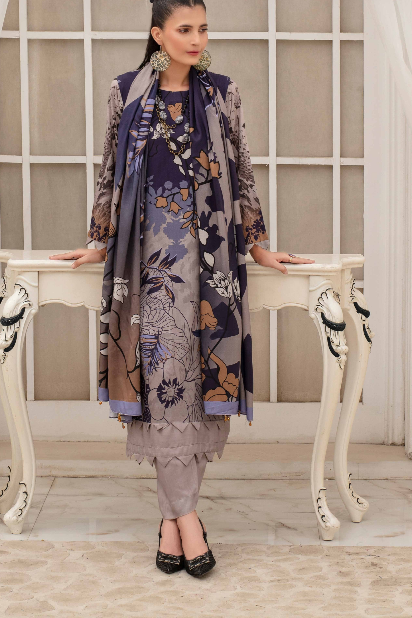 Fabiha By Feroza Digital Printed Linen 3PC