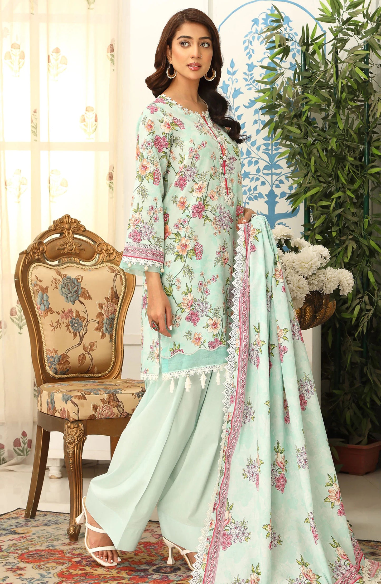Mausummery Digital Printed Lawn 3PC