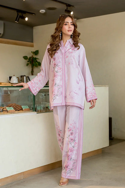 Lulusar Winter Silk Shirt & Trouser 2-Pcs