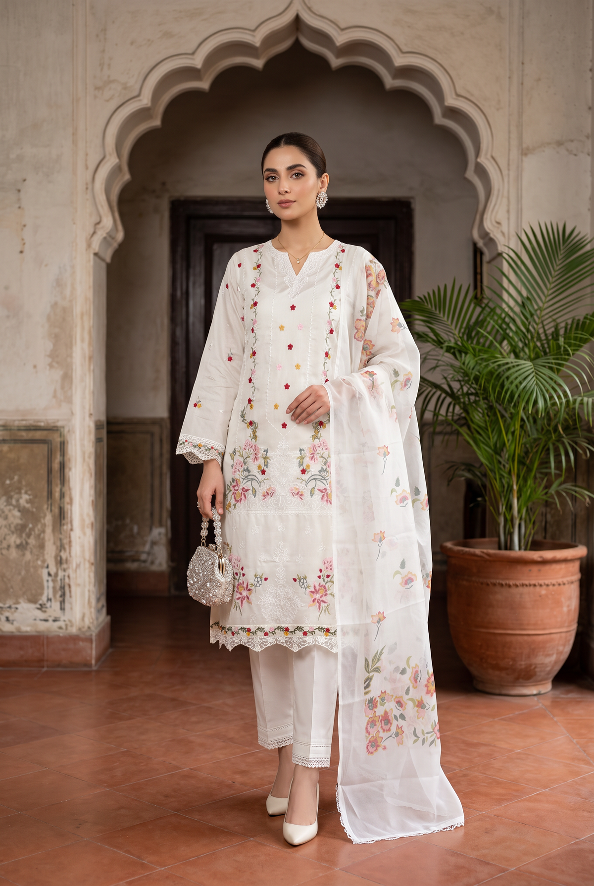 Kehkashan By Anaya Noor Fully Emb Viscose 3PC