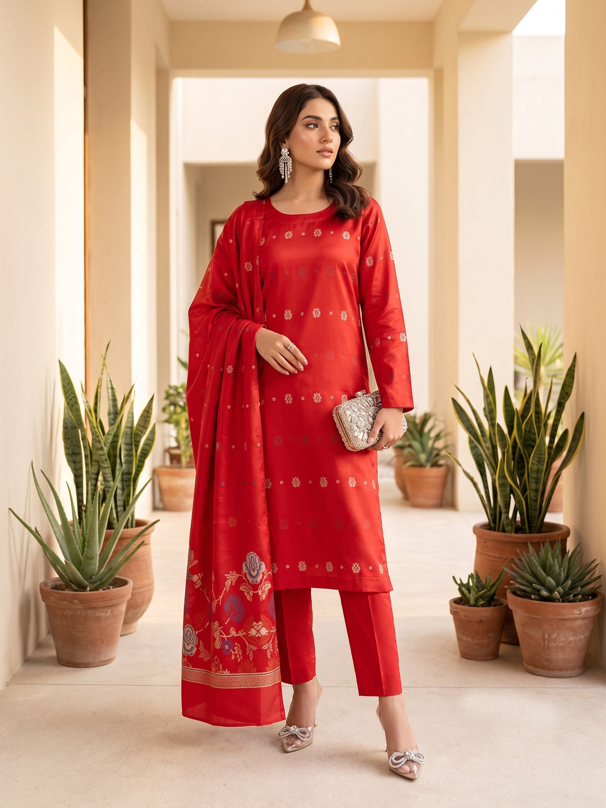 Cross Stitch Premium Printed Viscose 3PC