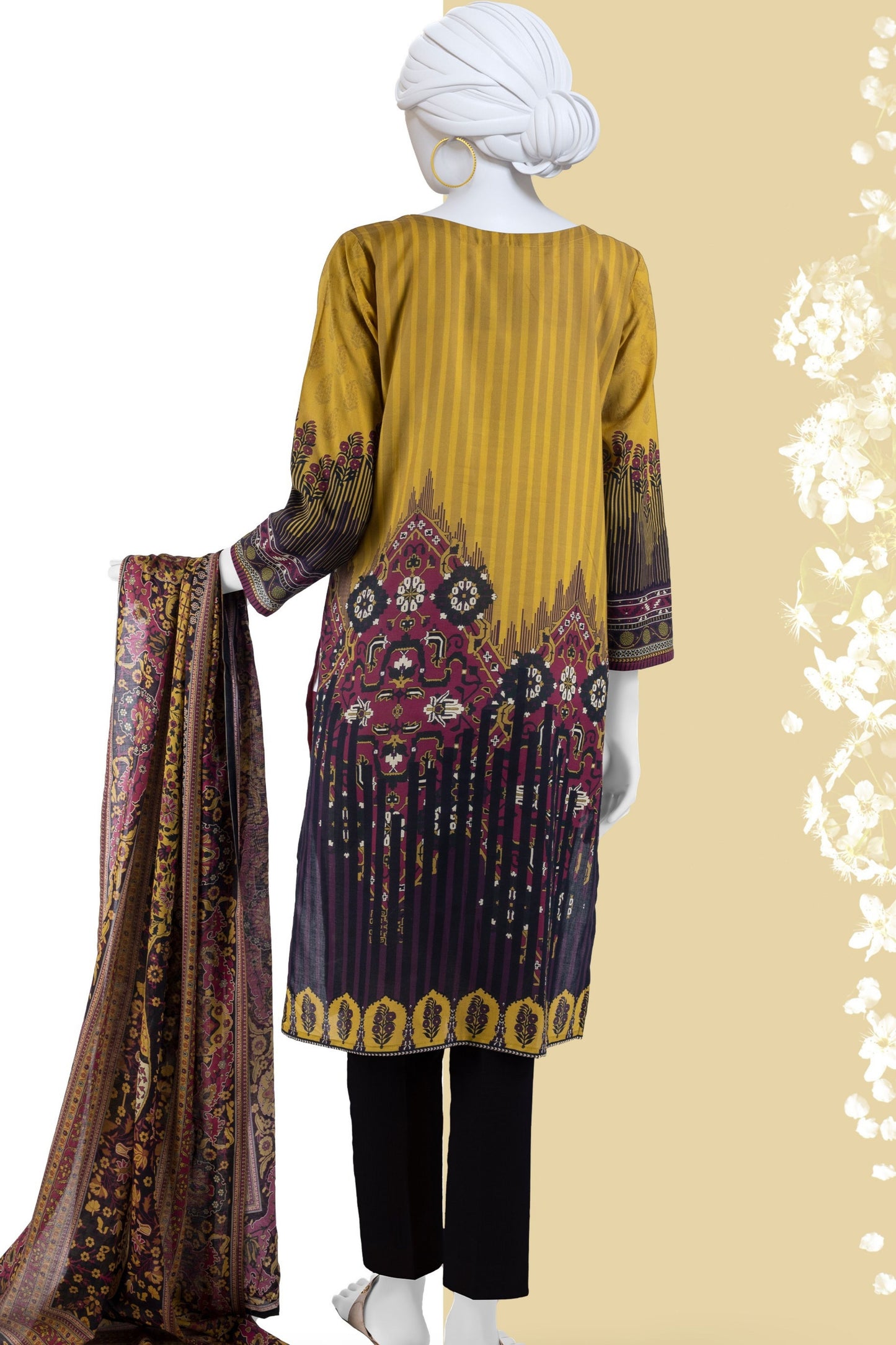 Panjnad By J. Printed Lawn 3PC
