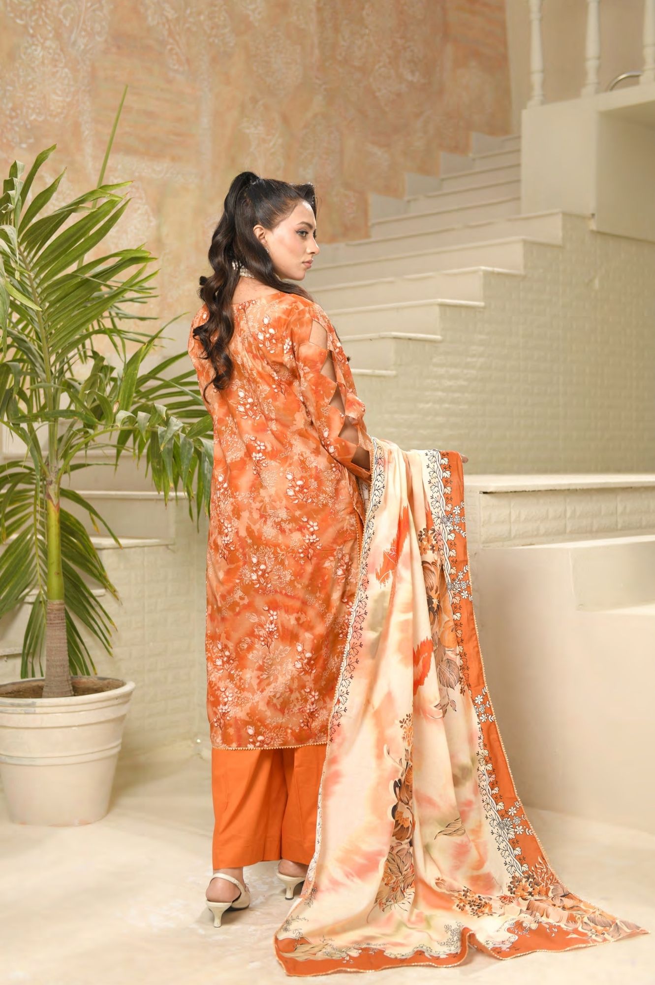 Reemse Digital Printed Lawn 3PC