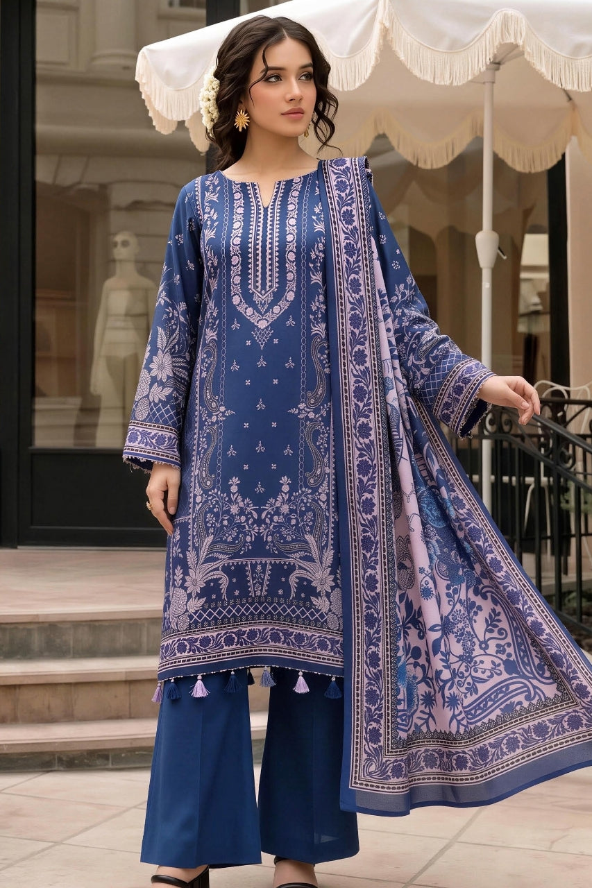 Malhaar Digital Printed Linen 3PC