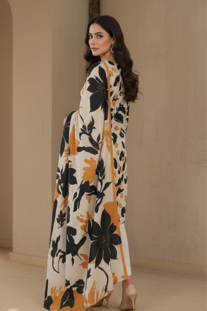 Motifz Premium Printed Khaddar 3PC