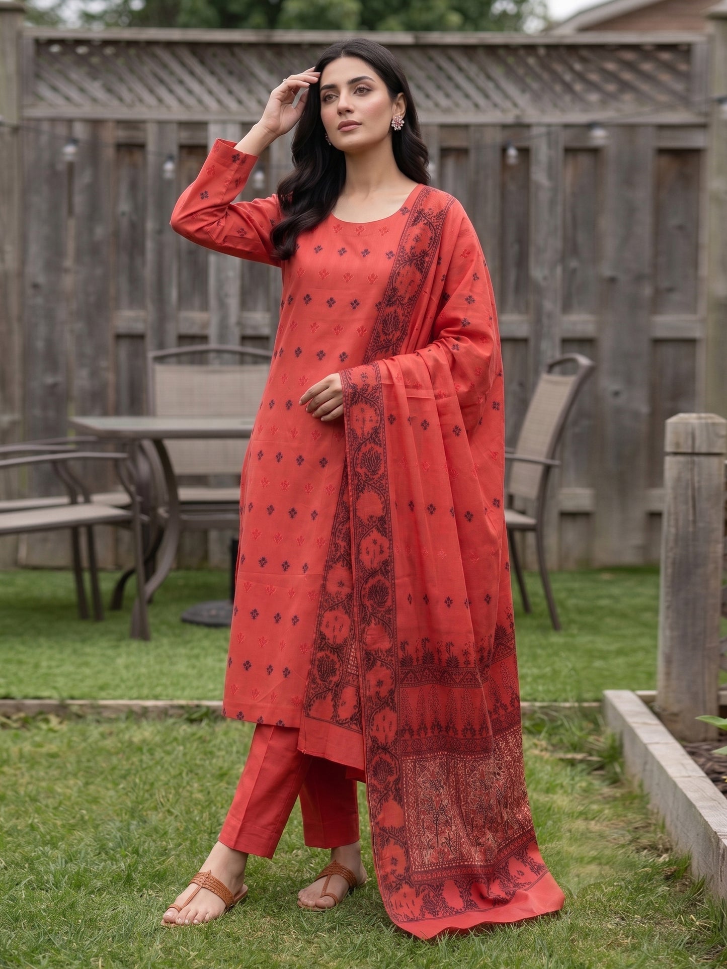 Cross Stitch Premium Printed Viscose 3PC