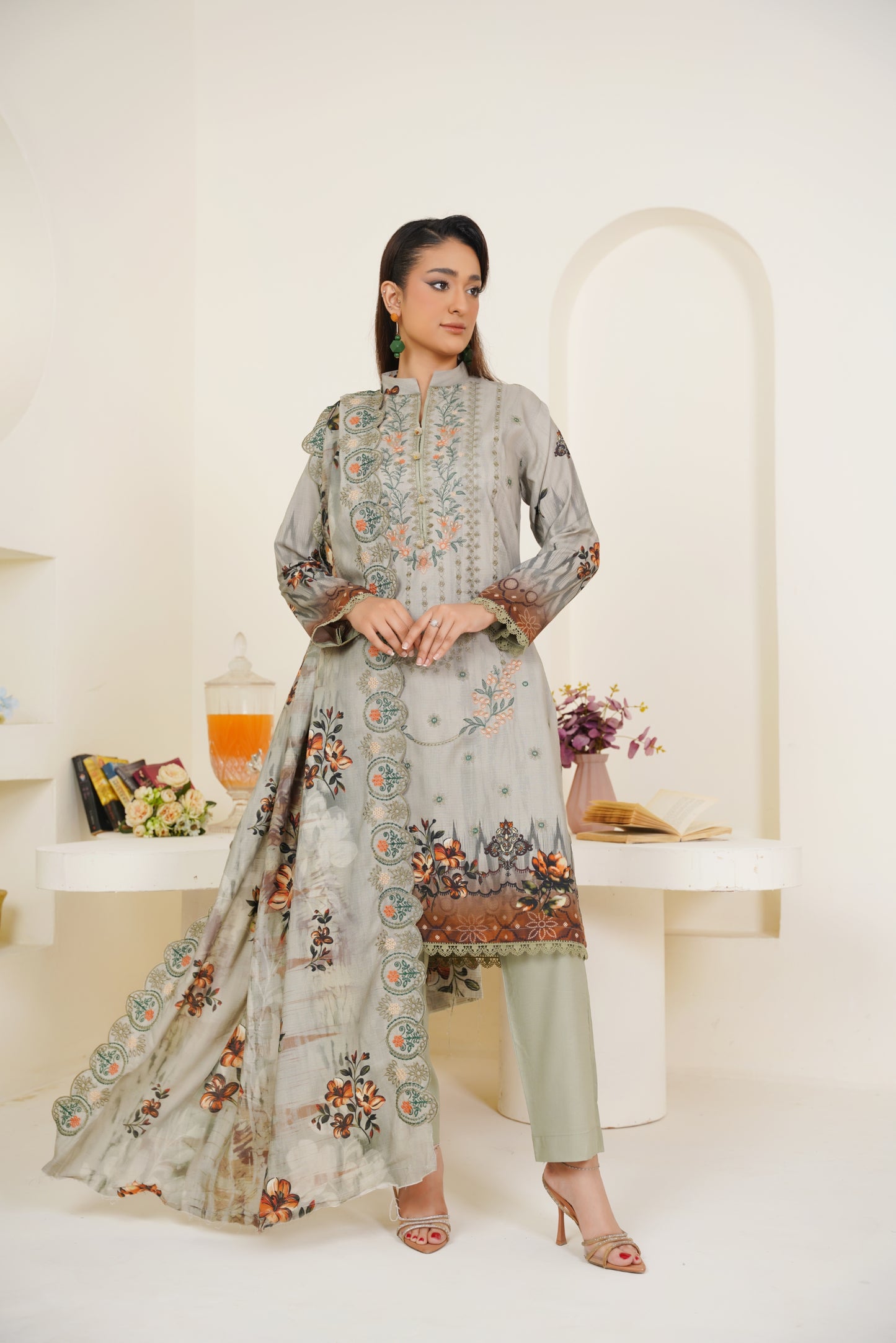 Riwayat-e-Sardi By Anaya Noor Emb Linen 3PC