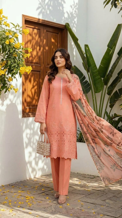 Dream Stone By Anaya Noor Full Heavy Emb Viscose 3PC