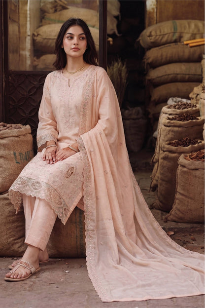 Fatima Bano By Dastak Luxury Emb Lawn Volume 3PC