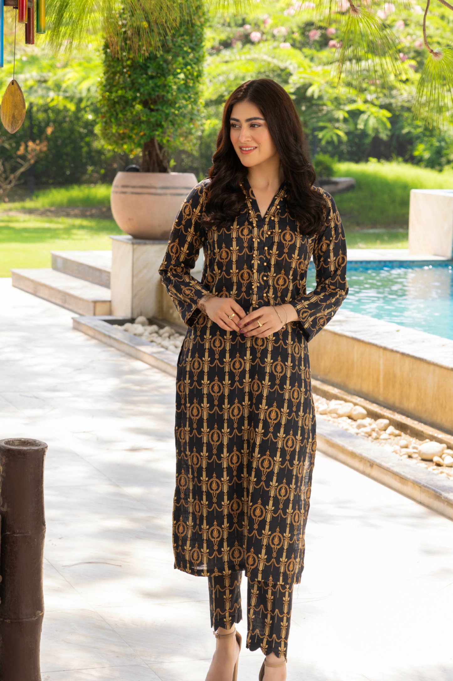 Raabi Digital Printed Khaddar 2PC