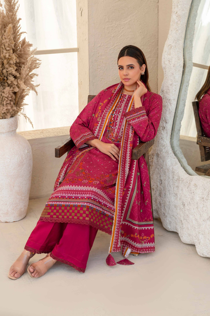 Esha Eshal by Bin Ilyas Premium Printed Viscose 3PC