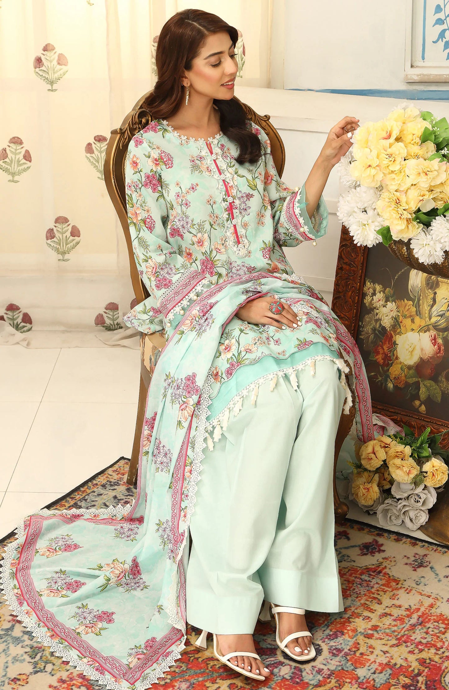 Mausummery Digital Printed Lawn 3PC