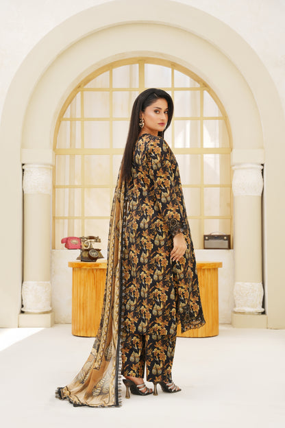 Jashn-e-Baharan By Anaya Noor Emb & Digital Printed Lawn 3PC