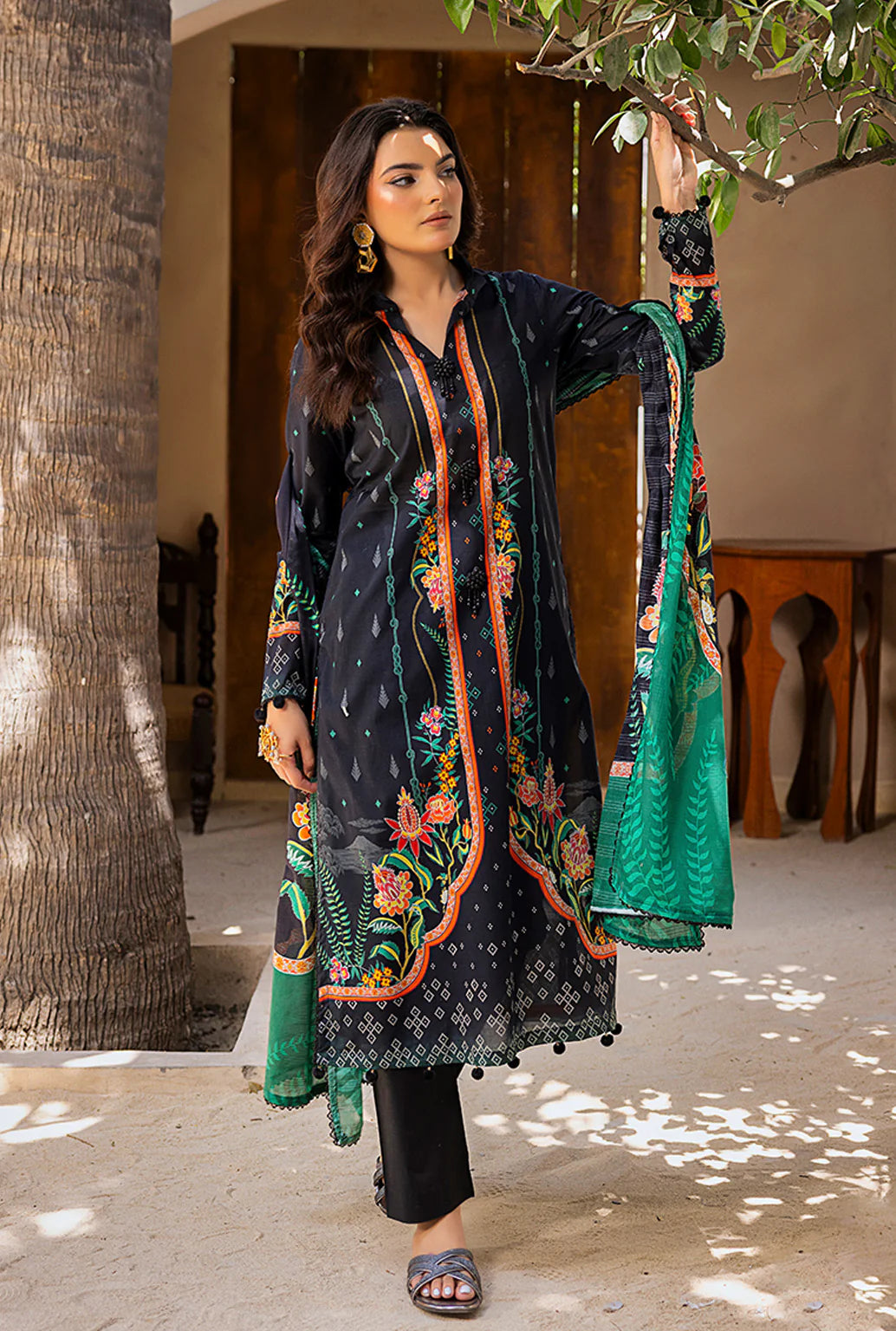 Naqsh Luxury Printed Lawn 3-PC