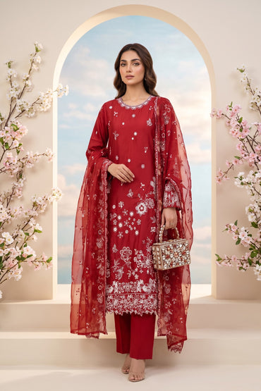 Lazer Kari By Anaya Noor Emb Viscose 3PC