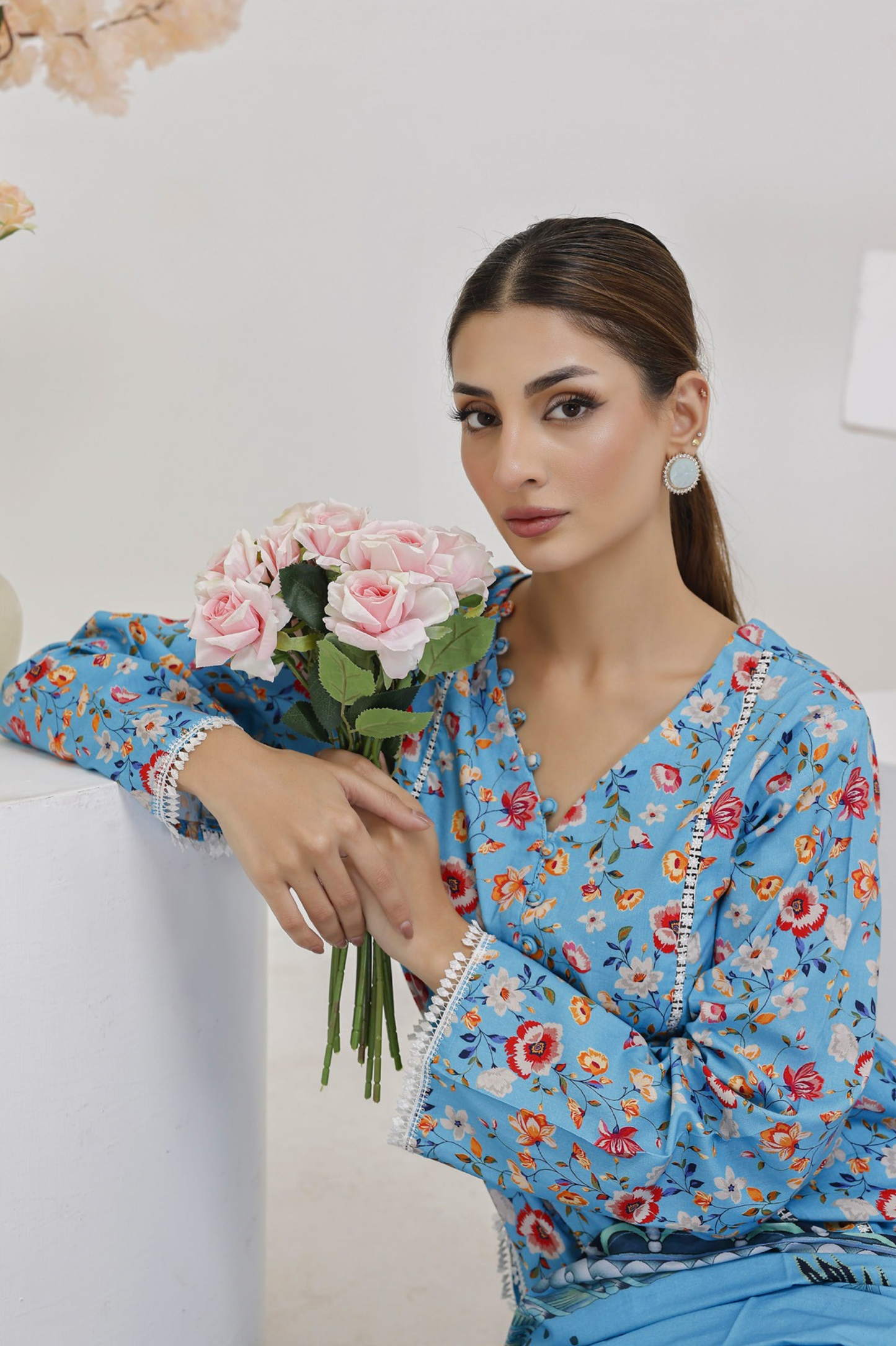 Salina Digital Printed Linen 3PC