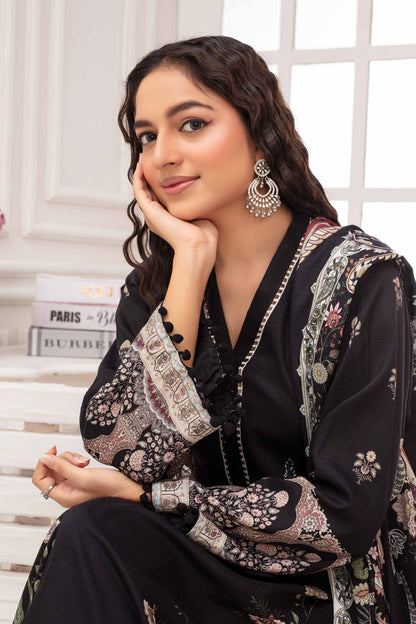 Fabiha By Feroza Digital Printed Bana Dora Staple Linen 3PC