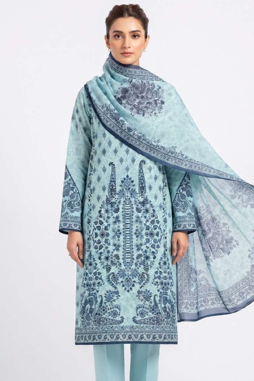 Anaya Digital Printed Linen 3PC