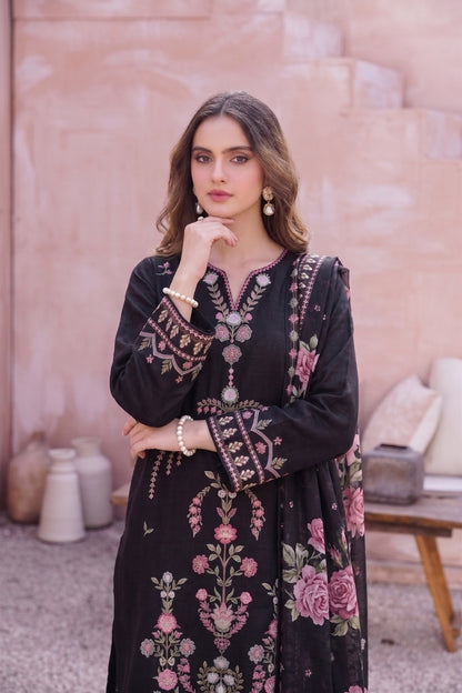 Nirvana By Shanaya Digital Printed Linen 3PC