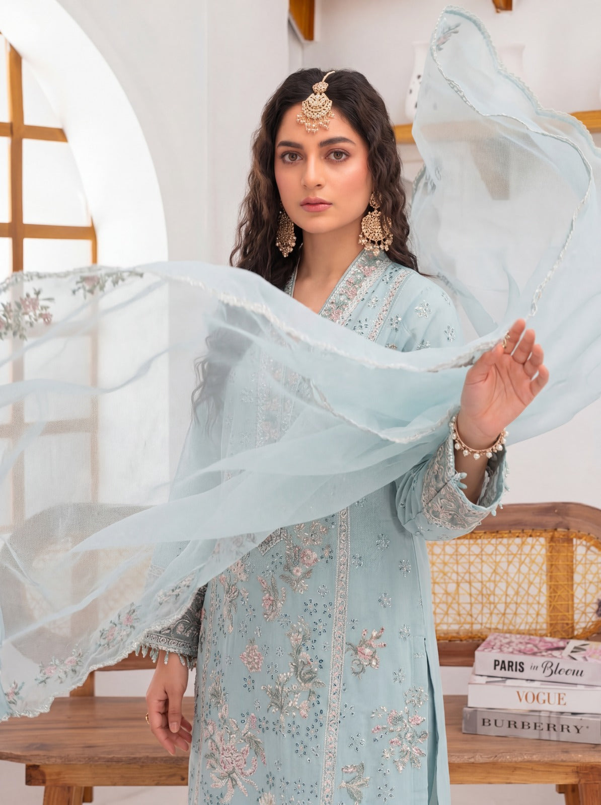 Mirari Lawn Embroidered Chikankari 3PC