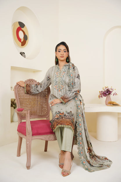 Riwayat-e-Sardi By Anaya Noor Emb Linen 3PC