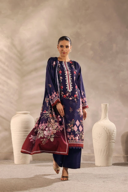 Winter Muse By Zarineh Digital Printed & Emb Khaddar 3PC