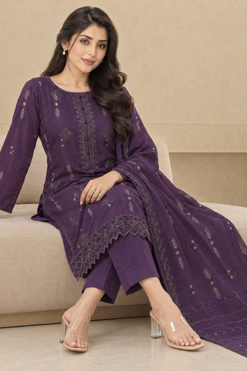 Aks-e-Sham By Zarineh Luxury Viscose Silk'26