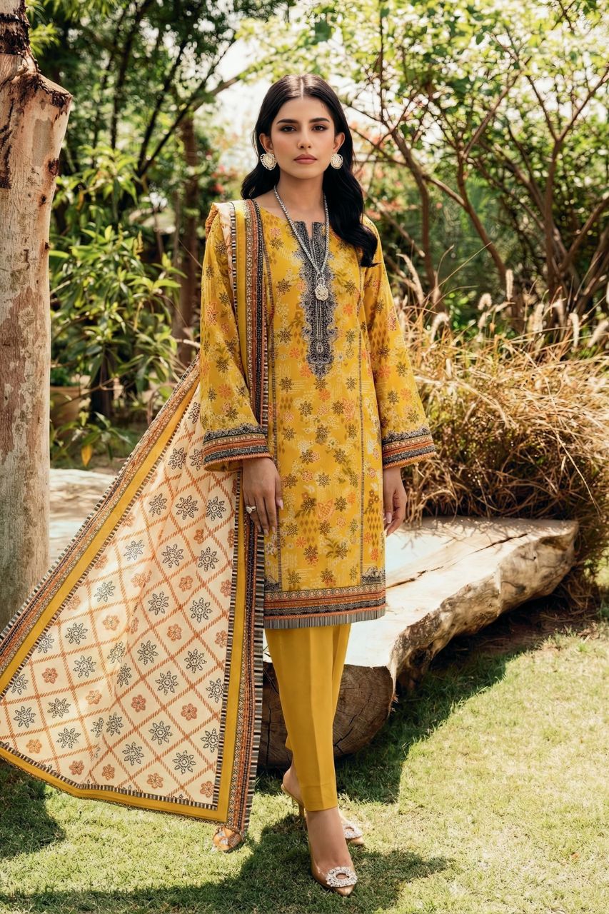 Reyah By Motifz Premium Printed Lawn 3PC