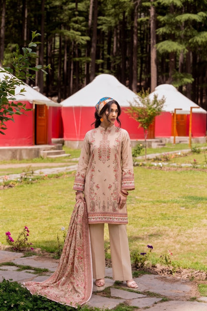 Zarish By Shanaya Digital Printed Karandi 3PC
