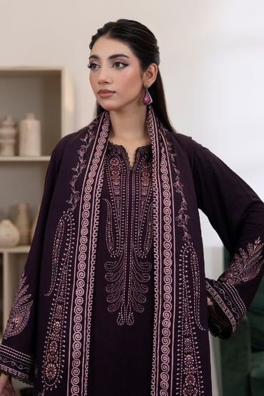 Anaya Noor Digital Printed Stone Linen 3PC