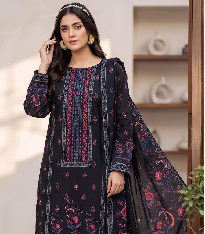 Mashaim Digital Printed Khaddar 3PC