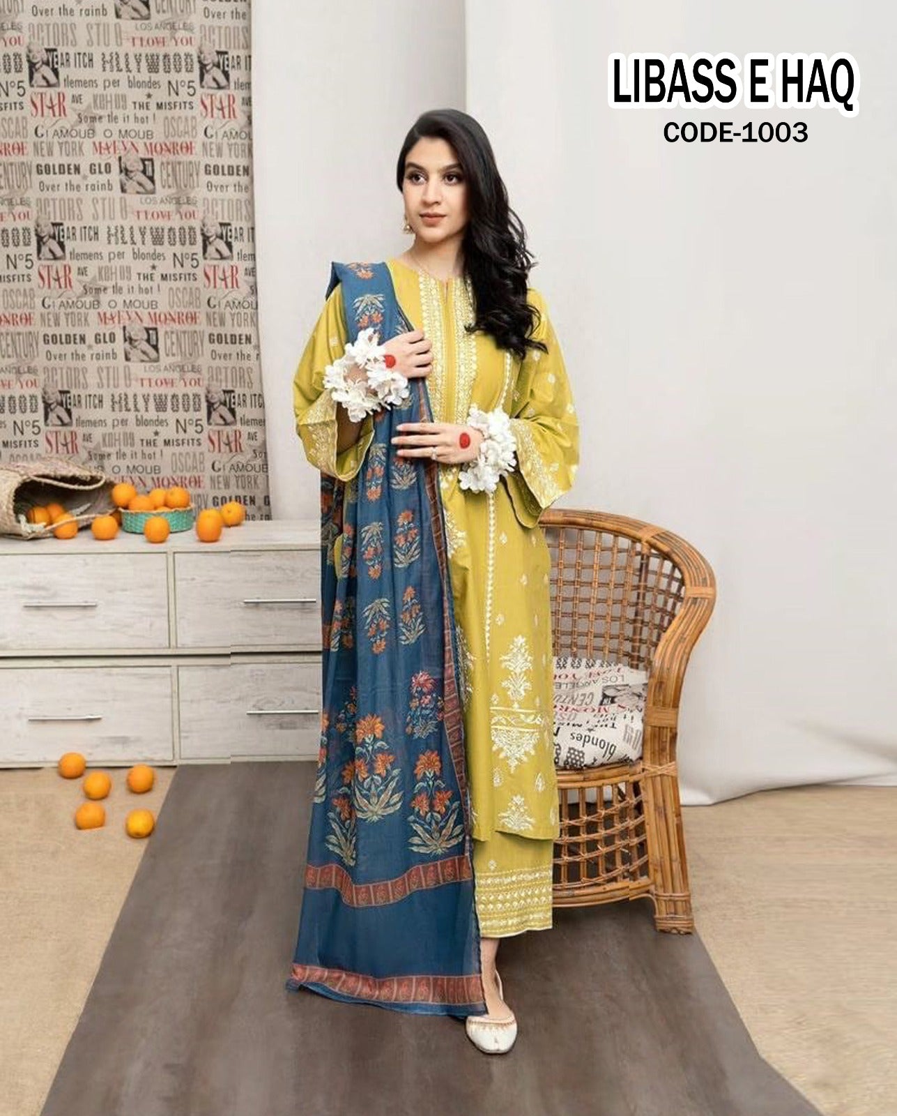 Libass E Haq Emb Luxury Lawn 3-PC